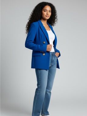 This color is like a odd blue blazer with gold buttons